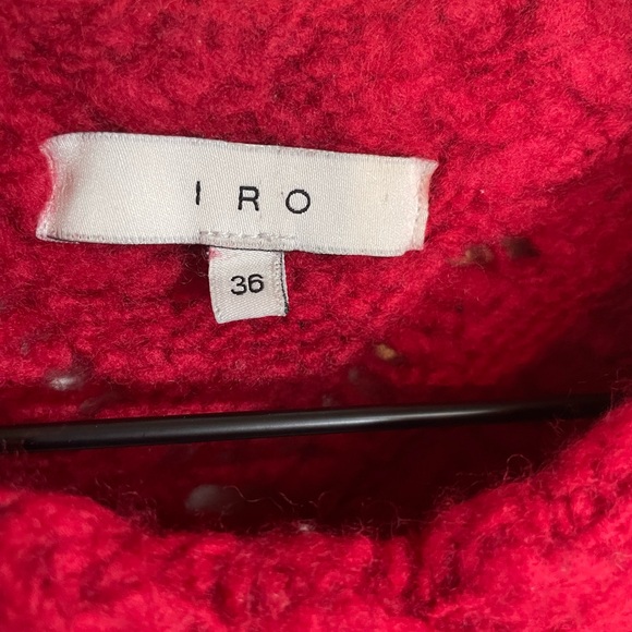 IRO Red Knit Sweater - Picture 2 of 6